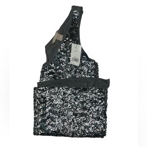 NWT Banana Republic Women’s Tank Top Grey Sequin